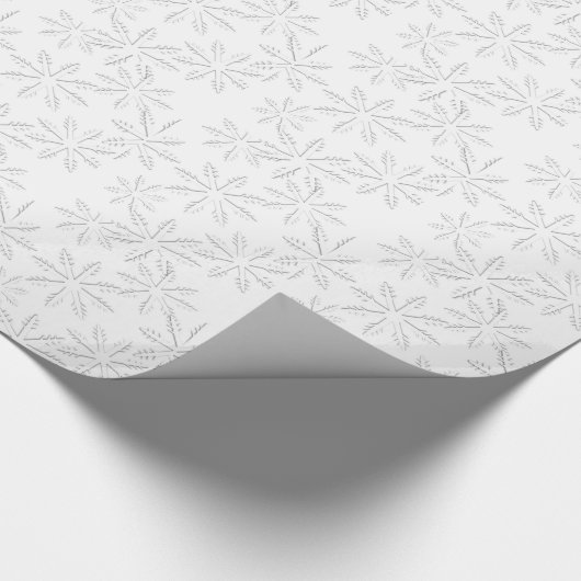 Snowflake kerstfeestdag — papier voor ompakken (Hoek)