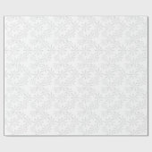 Snowflake kerstfeestdag — papier voor ompakken (Vlak)