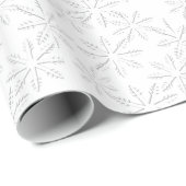 Snowflake kerstfeestdag — papier voor ompakken (Rol Hoek)