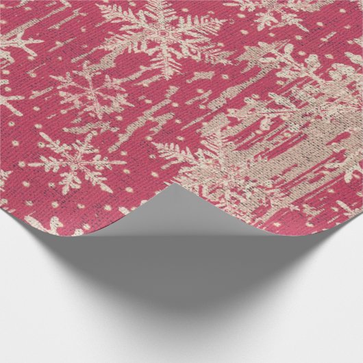 Snowflake kerstfeestdag - Robuust papier (Hoek)