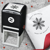 Snowflake-kerstfeestdag Zelfinktende Stempel