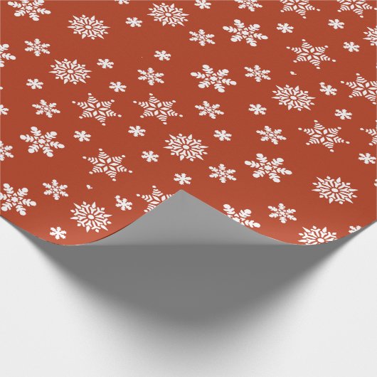 Snowflake kerstinpakpapier cadeaupapier (Hoek)