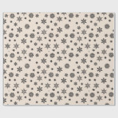 Snowflake kerstinpakpapier cadeaupapier (Vlak)