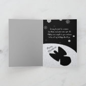 Snowflake-kerstkaart Bedankkaart (Binnen)