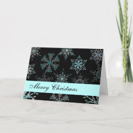 Snowflake-kerstkaart Feestdagen Kaart