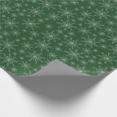 Snowflake Kerstmis Cadeaupapier (Hoek)