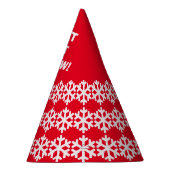 Snowflake Kerstmis - laat het sneeuwen! Feesthoedjes (Rechts)