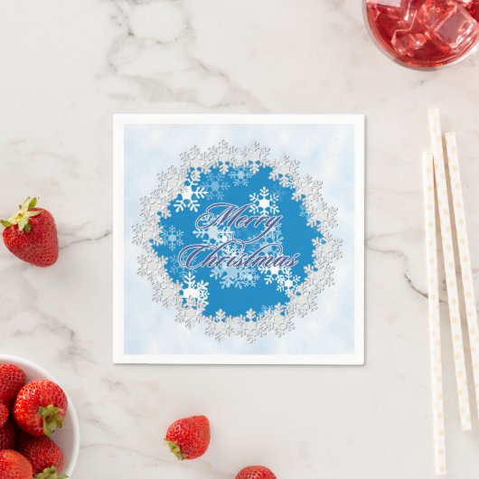 Snowflake Kerstmis Napkins Servet (Insitu)