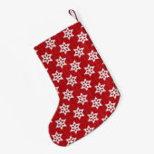 Snowflake Kerstmis stoppen Kleine Kerstsok (Achterkant (Hangend))