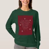 Snowflake Kerstmis T-shirt (Voorkant)