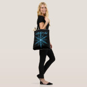 Snowflake Kerstmis Tote Bag (Op model)