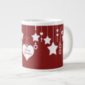 Snowflake-kerstMok Grote Koffiekop (Voorkant rechts)