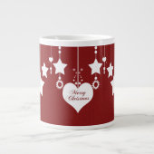 Snowflake-kerstMok Grote Koffiekop (Voorkant)