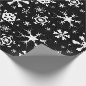 Snowflake kerstpapier cadeaupapier (Hoek)