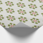 Snowflake kerstpapier cadeaupapier (Hoek)