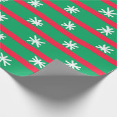 Snowflake kerstpapier cadeaupapier (Hoek)