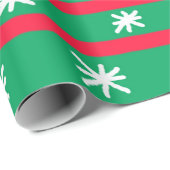 Snowflake kerstpapier cadeaupapier (Rol Hoek)