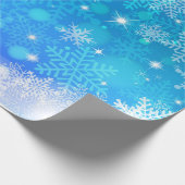 Snowflake kerstpapier cadeaupapier (Hoek)