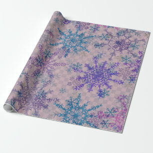 Snowflake kerstpapier voor grote sneeuwvlokken cadeaupapier