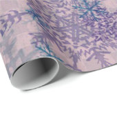 Snowflake kerstpapier voor grote sneeuwvlokken cadeaupapier (Rol Hoek)