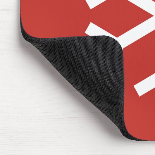 Snowflake-kerstrode Muismat (Hoek)