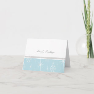 Snowflake kerstWenskaarten Feestdagen Kaart
