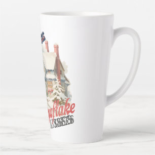 SnowFlake Kisses Latte Mok