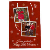 Snowflake Kisses Medium Cadeauzakje (Voorkant)