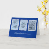 Snowflake Kisses Valentine Kaart (Gele Bloem)