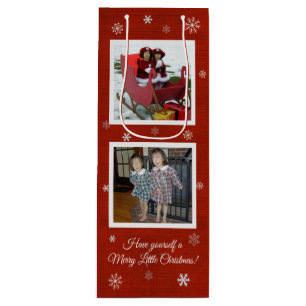 Snowflake Kisses Wijn Cadeautas