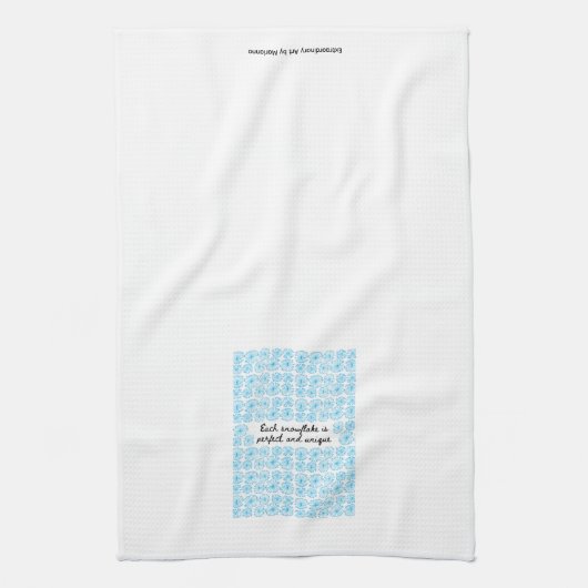 Snowflake Kitchen Towel Theedoek (Verticaal)