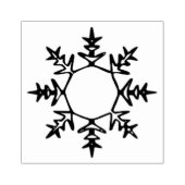 Snowflake kunststempel rubberstempel (Afrduk)