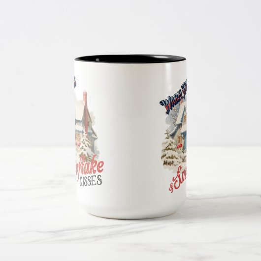 SnowFlake kust tweetonige mok (Center)