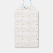 Snowflake Label, Snowflake Hang Label Cadeaulabel (Achterkant)