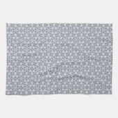 Snowflake Lace Gray Kitchen Towel Theedoek (Horizontaal)