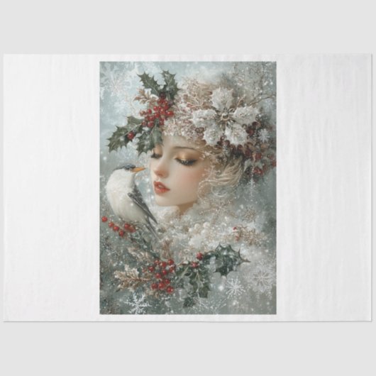 Snowflake Ladybird Tissuepapier (Voorkant)