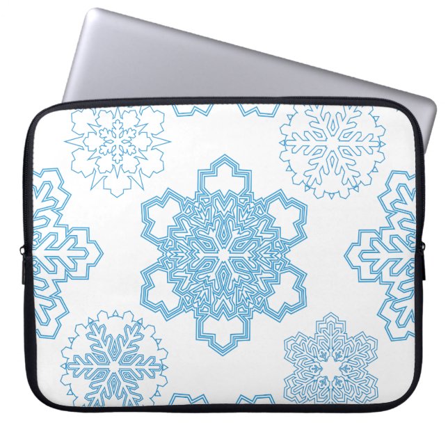 Snowflake Laptop Sleeve (Voorkant)