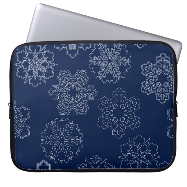Snowflake Laptop Sleeve (Voorkant)