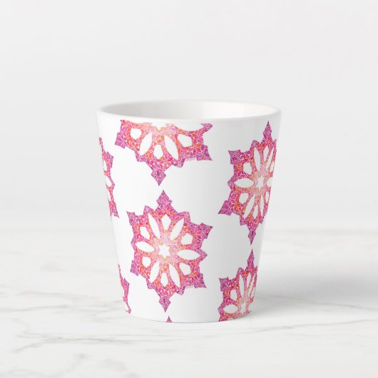 Snowflake Latte Mok (Voorkant)