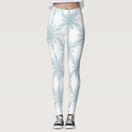 Snowflake Leggings- Holiday Leggings (Voorkant)