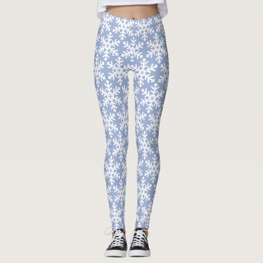 Snowflake Leggings Holiday Snowflake Leggings (Voorkant)
