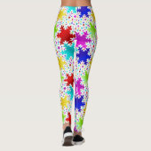 Snowflake Leggings van vrouwen (Achterkant)
