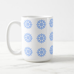 Snowflake Light Winter Pattern Koffiemok