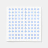 Snowflake Light Winter Pattern Servet (Voorkant)