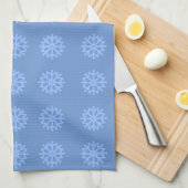 Snowflake Light Winter Pattern Theedoek (Quarter Fold)