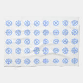 Snowflake Light Winter Pattern Theedoek (Horizontaal)