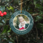 Snowflake Lijst | Foto Keramisch Ornament