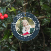 Snowflake Lijst | Foto Keramisch Ornament