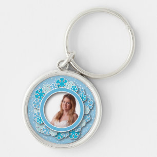 Snowflake lijst sleutelhanger