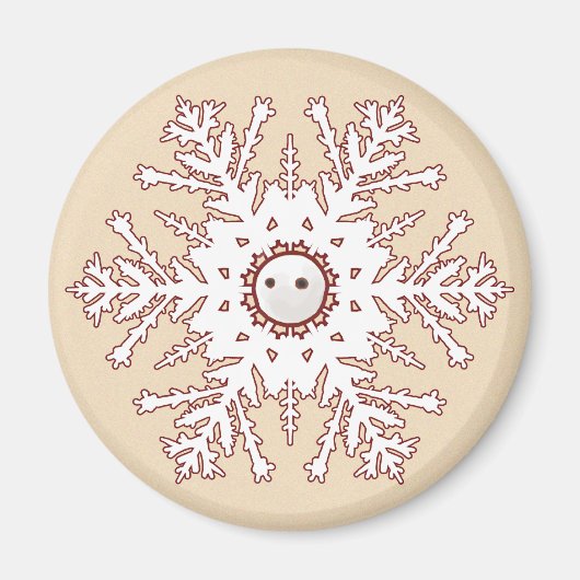 Snowflake Magneet (Voorkant)